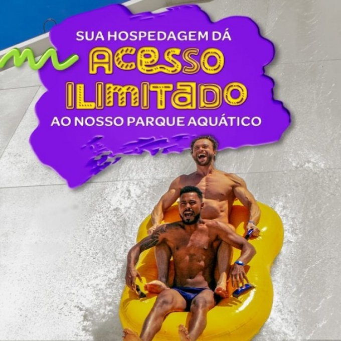 Hot Beach Olímpia é resort pé na areia com aventura para família